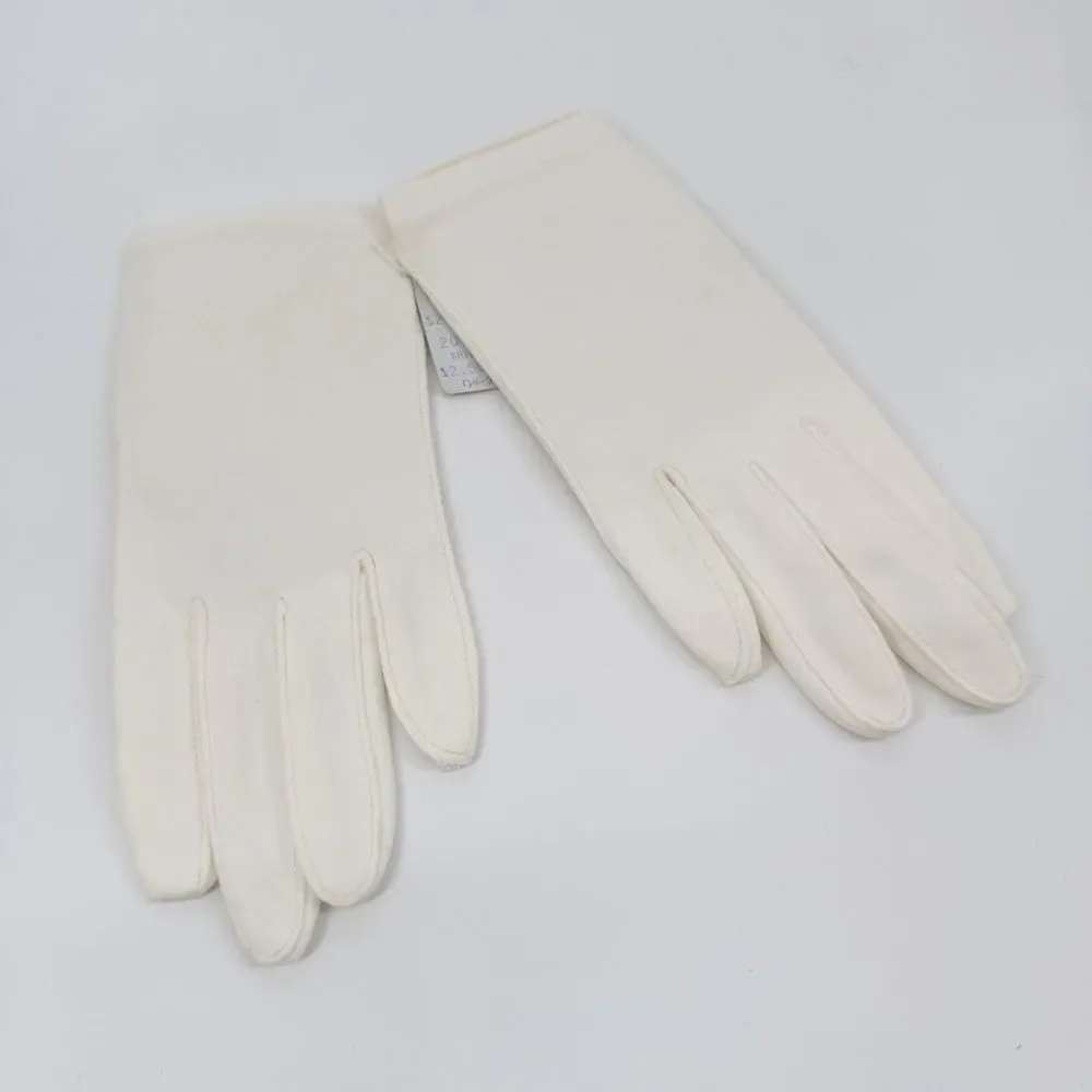 Van Raalte Vintage‎ Wrist Length Gloves White Size 6.5 Dead-stock NWT